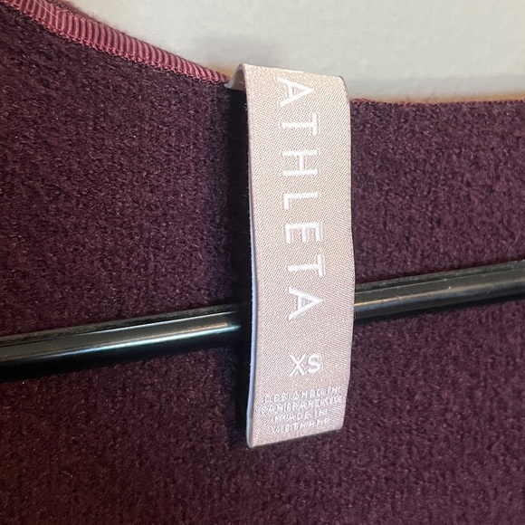 Athleta Draped Front Hooded Sweatshirt Size XS - Picture 6 of 7